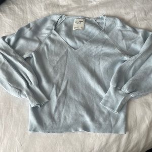 Abercrombie light blue sweater, size small